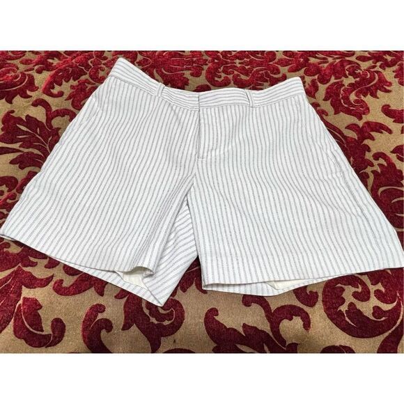 Banana Republic Dressy Striped Shorts Size 0 - Picture 1 of 3